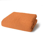 Μονόχρωμο Κουβερλί Chenille Πειραϊκή Πατραϊκή 230X250 / Caramel